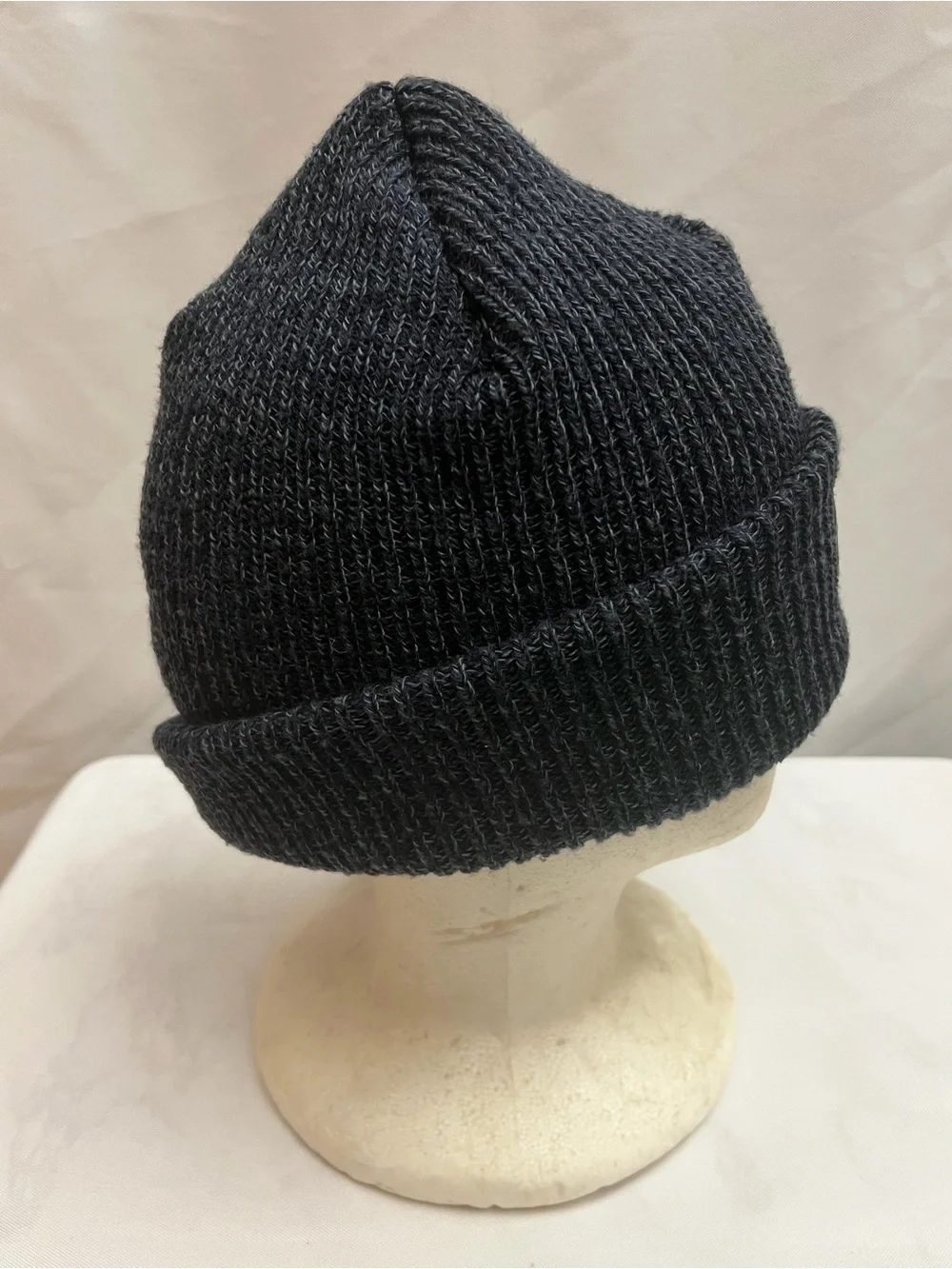 Columbia Mountain Logo Cuffed Knit Beanie Black Gray One Size